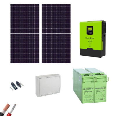 Kit Solar Aislada 3000W 24V AGM 250Ah