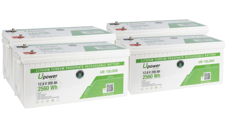 Pack 48V 4 x Batería Litio 12V 200Ah UE-12Li200 Monoblock LiFePO4