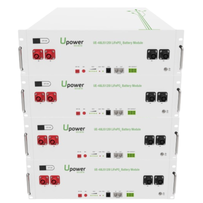 Pack 4 x Batería de Litio LV Upower 3U Rack de 5120Wh a 48V UE-48Li5120I