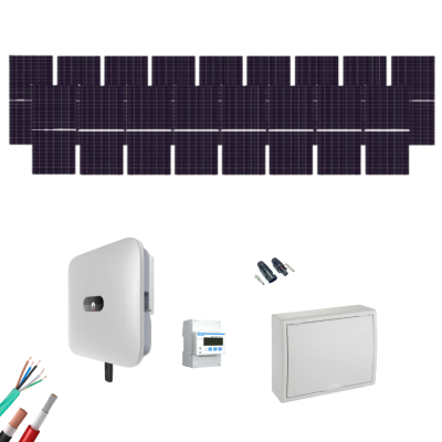 Kit Solar Trifásico Autoconsumo Huawei 8000W 17xPanel Solar 550Wp