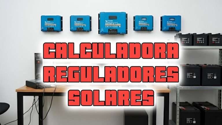 Calculadora de reguladores solares