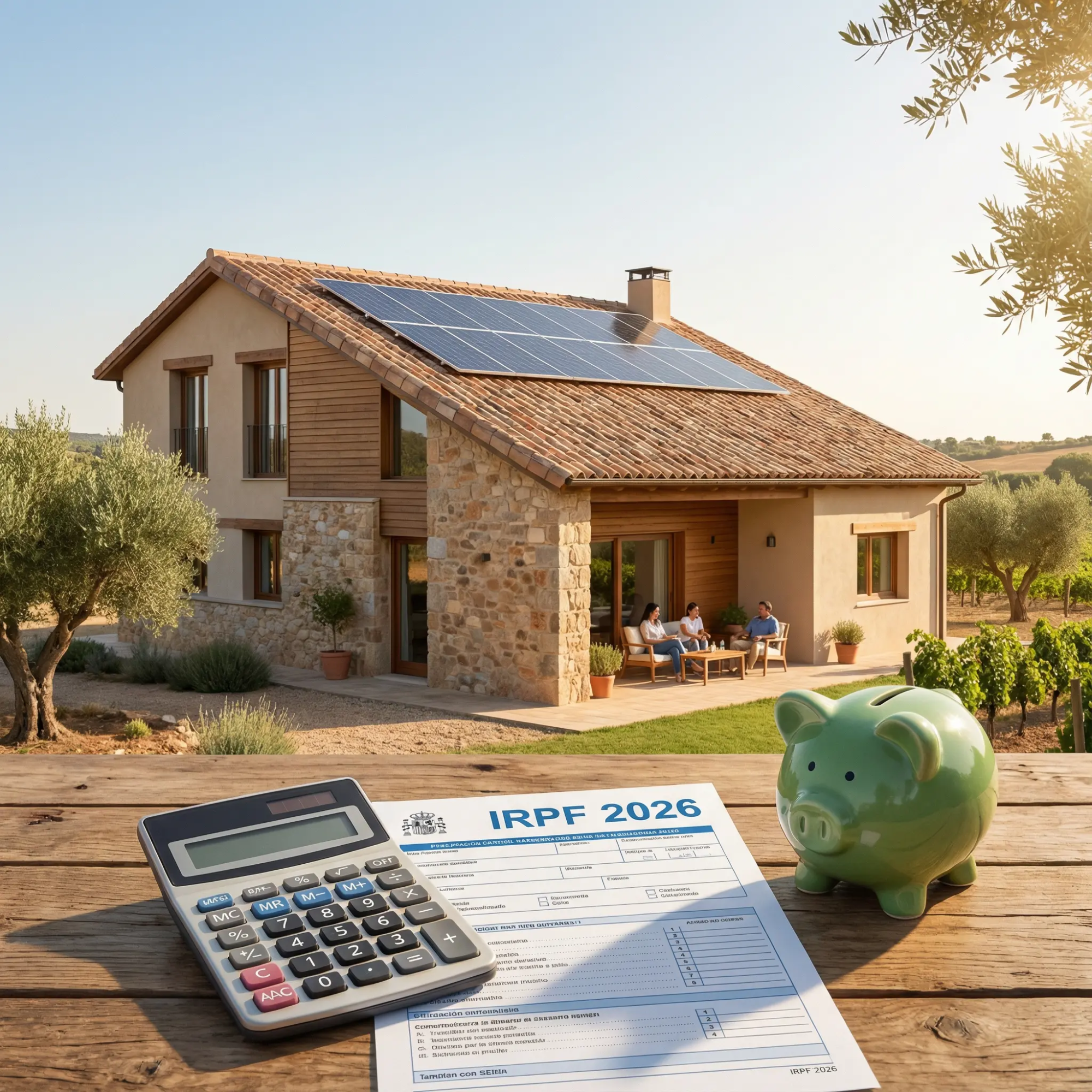 Ayudas IRPF 2026 para instalación de placas solares
