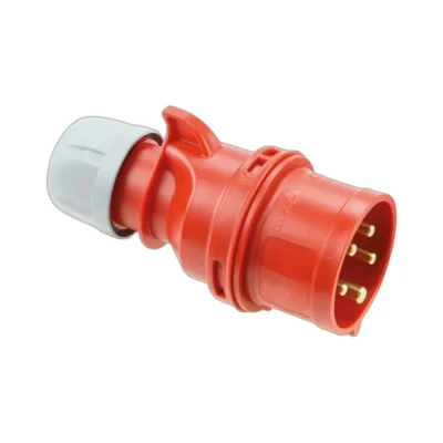 Clavija trifásica Schuko 3P+N+T 16A 400V IP44 - CuencaSolar