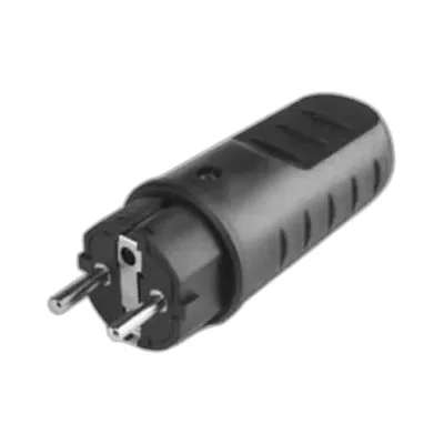 Clavija enchufe schuko macho 16A 250V AC - CuencaSolar