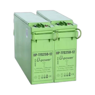 Pack 24V 2 x Batería UPower AGM 250Ah UP-TFS250-12 - CuencaSolar