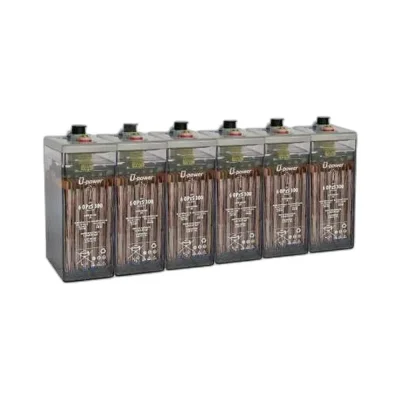 Pack 12V 6 x Batería Solar 6 OPZS 300 486Ah C100 – 2V Estacionaria – Upower - CuencaSolar