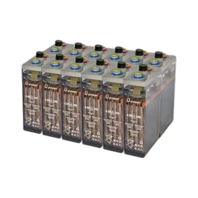 Pack 24V 12 x Batería Solar 4 OPZS 200 322Ah C100 – 2V Estacionaria – Upower - CuencaSolar