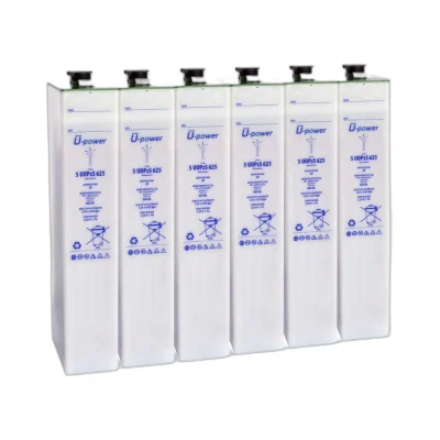 Pack 6x Baterías Solares estacionarias translucidas 5 UOPzS 625 860Ah C120 2V – Upower - CuencaSolar