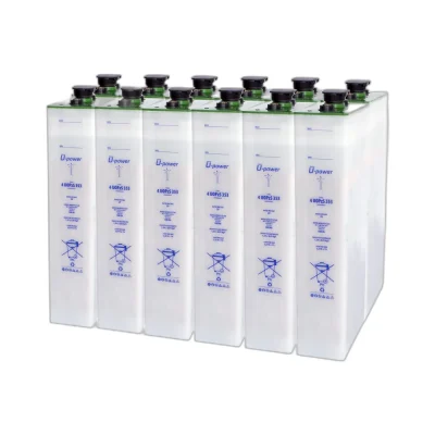 Pack 12x Baterías Solares estacionarias translucidas 4 UOPzS 353 503Ah C120 2V – Upower - CuencaSolar