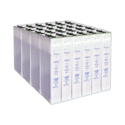 Pack 24x Baterías Solares estacionarias translucidas 3 UOPzS 265 392Ah C120 2V – Upower - CuencaSolar