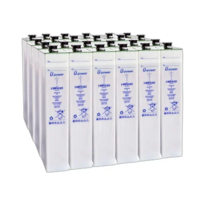 Pack 24x Baterías Solares estacionarias translucidas 5 UOPzS 625 860Ah C120 2V – Upower - CuencaSolar