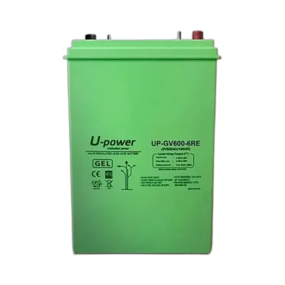 Batería GEL 600Ah C120 6V sin mantenimiento – UP-GV600-6RE - CuencaSolar