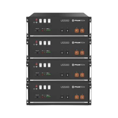Pack 4x Batería de Litio 48V 4800Wh Módulo Pylontech US5000 - CuencaSolar
