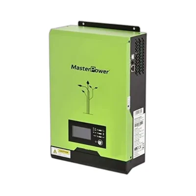 Inversor Cargador Masterpower, 1000VA-12V, regulador MPPT 40A, Rango (17VDC – 80VDC) UM1KVA-12 - CuencaSolar