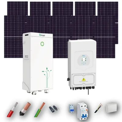 Kits Aislada Deye 6kW + UPower 15kWh 10 Paneles - CuencaSolar
