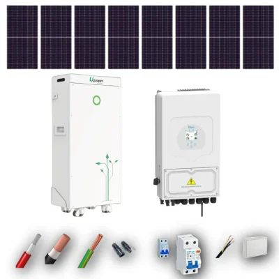 Kits Aislada Deye 6kW + UPower 15kWh 8 Paneles - CuencaSolar