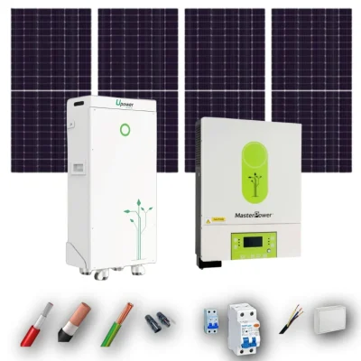 Kits Aislada MasterPower 6kW + UPower 15kWh 4 Paneles - CuencaSolar