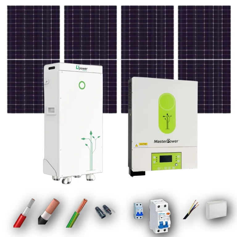 Kits Aislada MasterPower 6kW + UPower 15kWh 4 Paneles - CuencaSolar