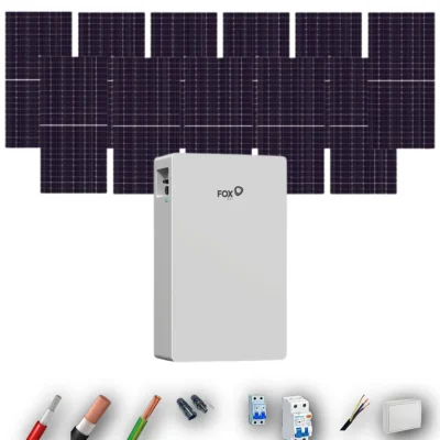 Kits Autoconsumo FOX EVO 10kW 10kWH 11 Paneles - CuencaSolar