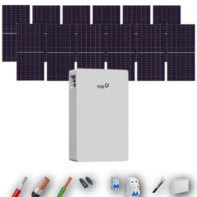 Kits Autoconsumo FOX EVO 10kW 10kWH 12 Paneles - CuencaSolar