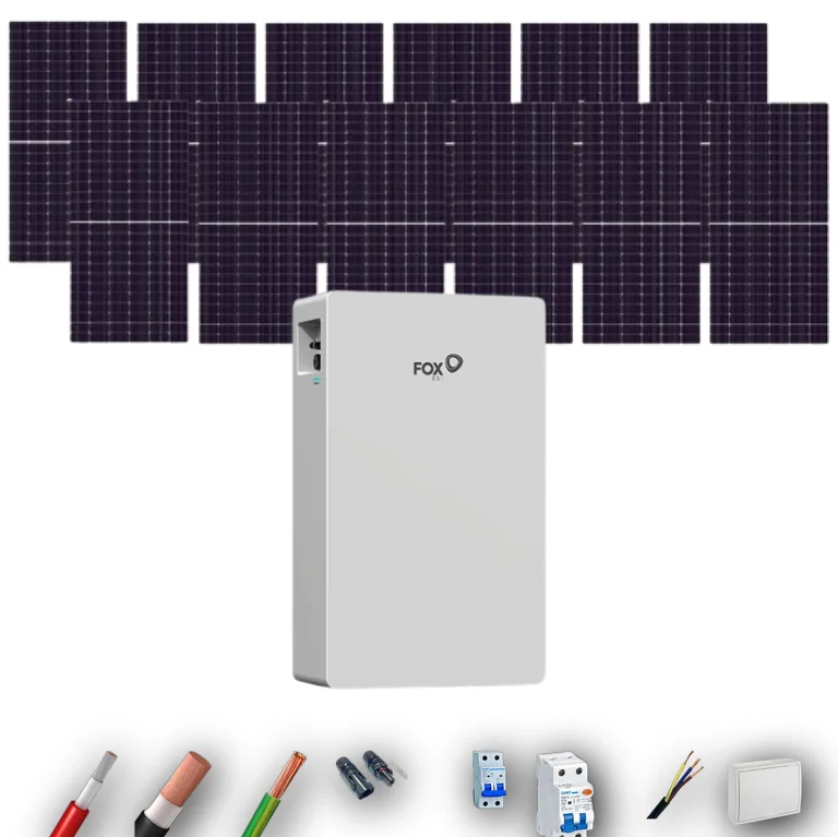Kits Autoconsumo FOX EVO 10kW 10kWH 12 Paneles - CuencaSolar