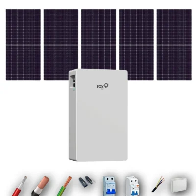 Kits Autoconsumo FOX EVO 5kW 5kWH 5 Paneles - CuencaSolar