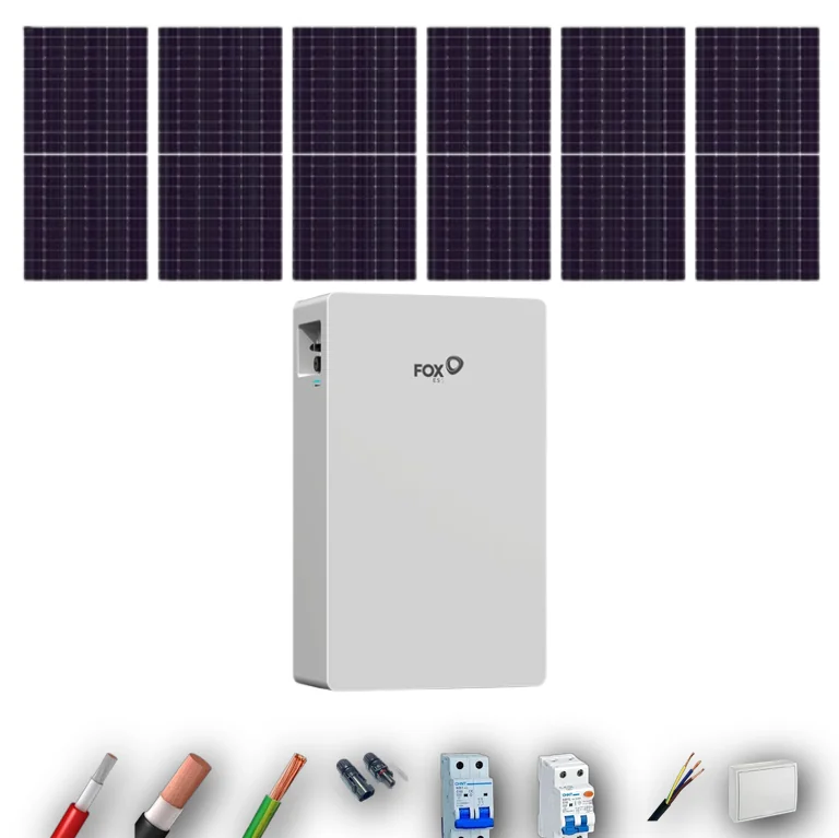 Kits Autoconsumo FOX EVO 5kW 5kWH 6 Paneles - CuencaSolar