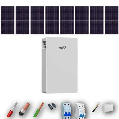 Kits Autoconsumo FOX EVO 5kW 5kWH 8 Paneles - CuencaSolar