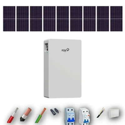 Kits Autoconsumo FOX EVO 5kW 5kWH 9 Paneles - CuencaSolar