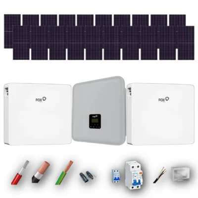 Kits Autoconsumo FOX Monofásico 20 Paneles - CuencaSolar