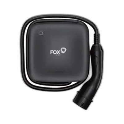 Cargador vehículo eléctrico FOX ESS 11 KW, CABLE 6M, BLACK, L011 (BLUETOTH, WIFI) TRIFASICO - CuencaSolar