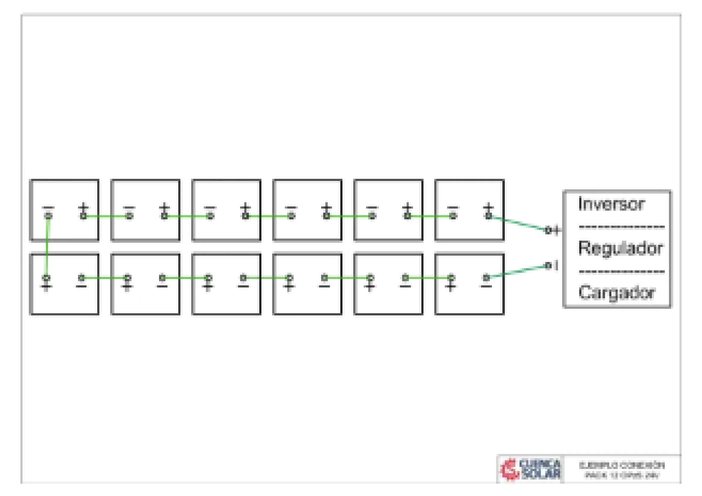 ¿Cómo se realiza el conexionado de esta pack de 12 baterías?