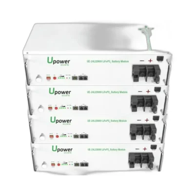 Pack 4 x Batería de Litio Upower de 2560Wh a 24V UE-24Li2900I - CuencaSolar