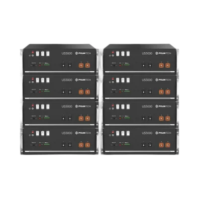 Pack 8x Batería de Litio 48V 4800Wh Módulo Pylontech US5000 - CuencaSolar