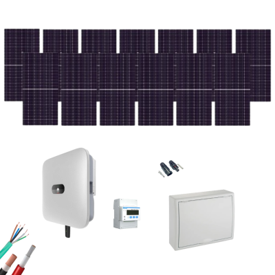 Kit Solar Trifásico Autoconsumo Huawei 6000W 13xPanel AIKO 615Wp - CuencaSolar