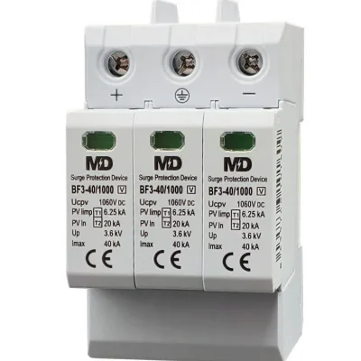 Protector de sobretensiones transitorias 1000V DC 40kA - CuencaSolar