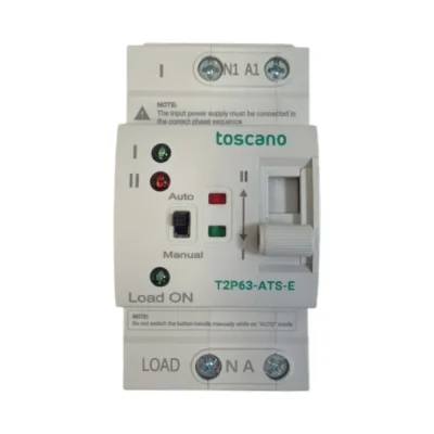 Interruptor de Transferencia Automática ATS 2P 63A - CuencaSolar