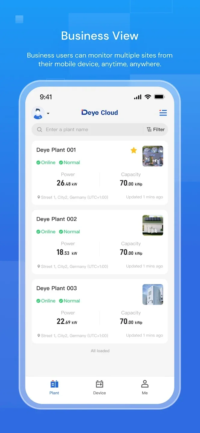 APP Deye Cloud para monitorizar tu instalación