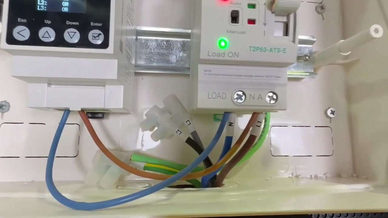 Conexionado de potencia monofásico para el cargador de vehículo eléctrico Deye