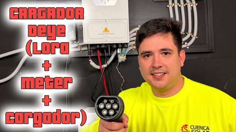 Guía de Instalación y Configuración del Cargador de Vehículo Deye