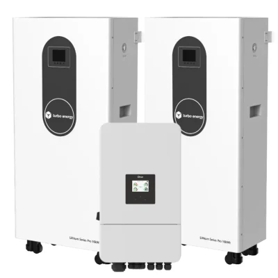 Kit Deye Trifásico 20kW + Pack 2 x Batería de Litio Turbo Energy 16kWh Lithium Series Pro - CuencaSolar
