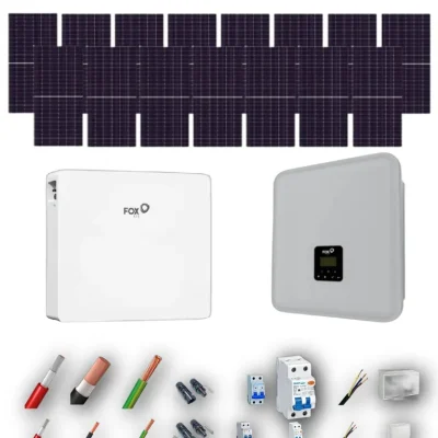 [AIKO 665Wp] Kit Solar Autoconsumo FOX 8kW 15 Paneles AIKO 665Wp 1 Bateria FOX 11,52kWh 15 Paneles - CuencaSolar