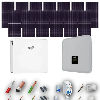 [AIKO 665Wp] Kit Solar Autoconsumo FOX-ESS 8kW 13 Paneles AIKO 665Wp 1 Bateria FOX-ESS 12kWh 13 Paneles - CuencaSolar