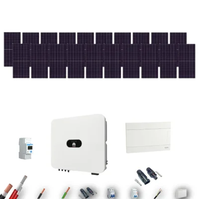 [AIKO 665Wp] Kit Solar Autoconsumo Huawei 10000W 20xPanel AIKO 665Wp 20 Paneles - CuencaSolar