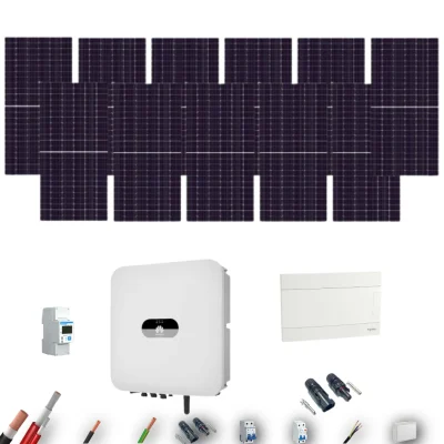 [AIKO 665Wp] Kit Solar Autoconsumo Huawei 5000W 11xPanel AIKO 665Wp 11 Paneles - CuencaSolar