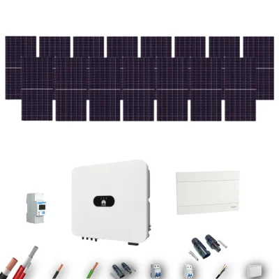 [AIKO 665Wp] Kit Solar Autoconsumo Huawei 8000W 15xPanel AIKO 665Wp 15 Paneles - CuencaSolar