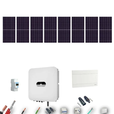 [AIKO 665Wp] Kit Solar Trifásico Autoconsumo Huawei 4000W 8xPanel AIKO 665Wp 8 Paneles - CuencaSolar