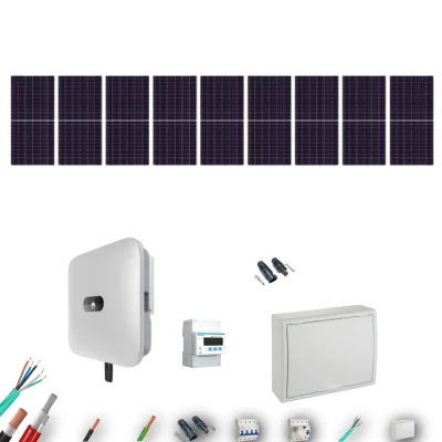 [AIKO 665Wp] Kit Solar Trifásico Autoconsumo Huawei 4000W 9xPanel AIKO 665Wp 9 Paneles - CuencaSolar