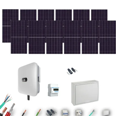 [AIKO 665Wp] Kit Solar Trifásico Autoconsumo Huawei 6000W 12xPanel AIKO 665Wp 12 Paneles - CuencaSolar