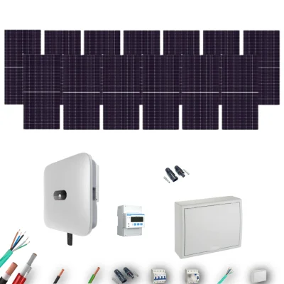 [AIKO 665Wp] Kit Solar Trifásico Autoconsumo Huawei 6000W 13xPanel AIKO 665Wp 13 Paneles - CuencaSolar